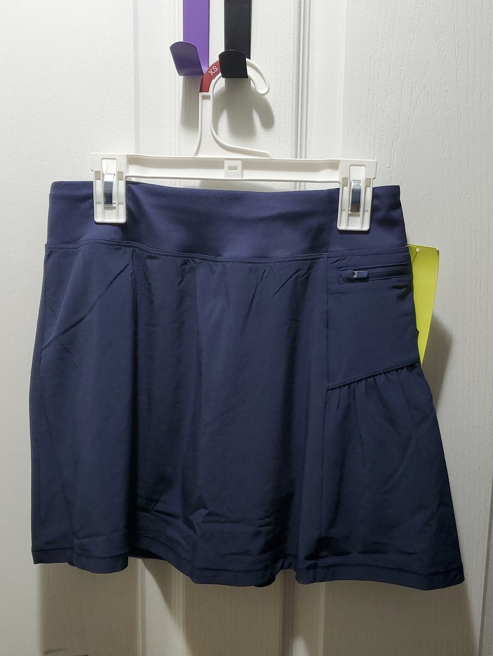 Navy Athletic Skort with Side Pocket